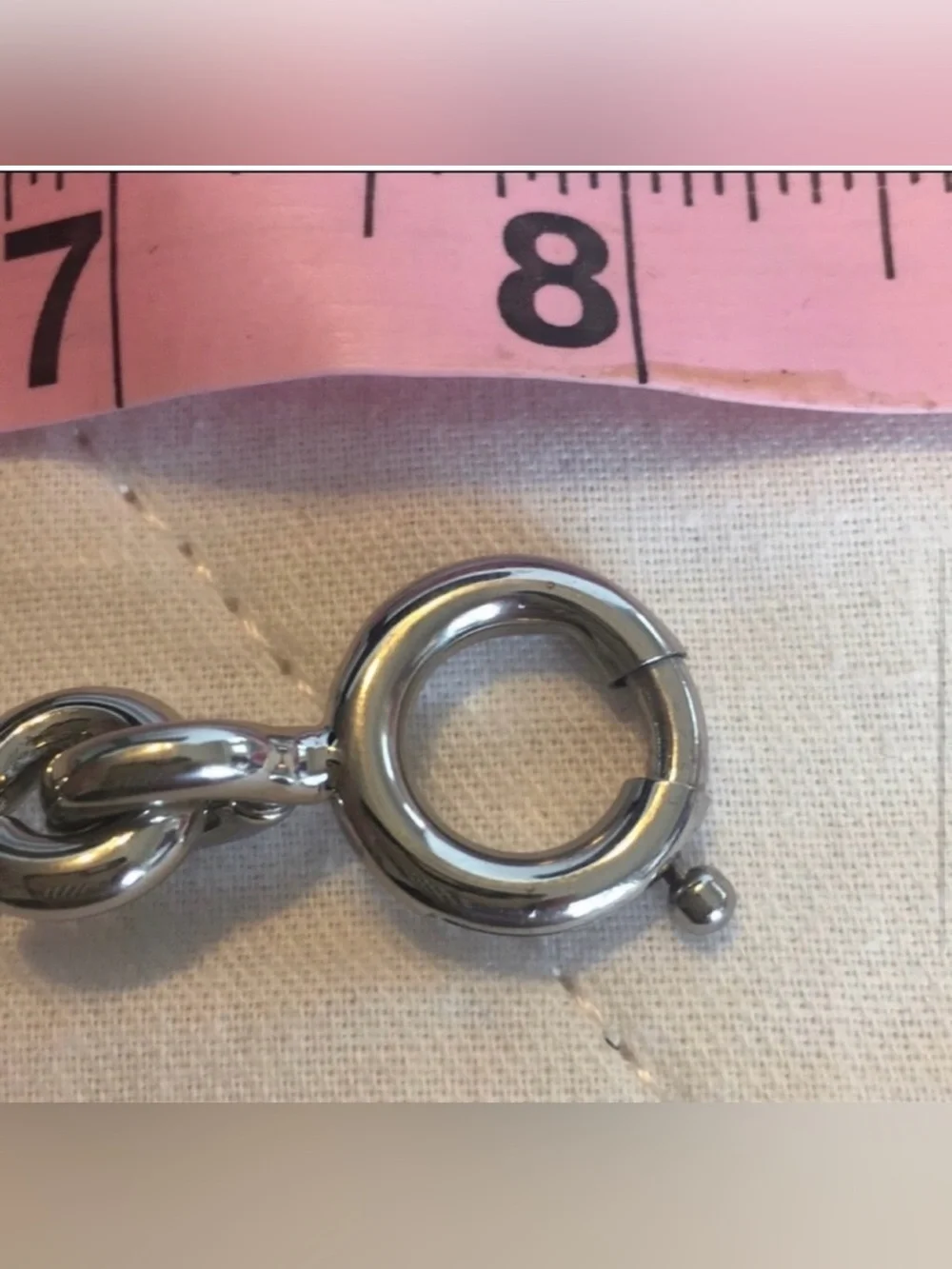 Stainless Steel Mens Two Tone Chain Link Bracelet NWT